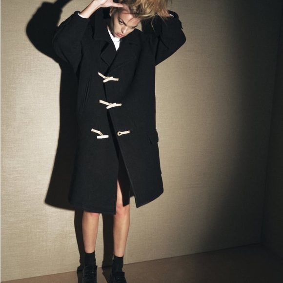 Zara Wool Toggle Coat ZW Limited Edition - Picture 11 of 16